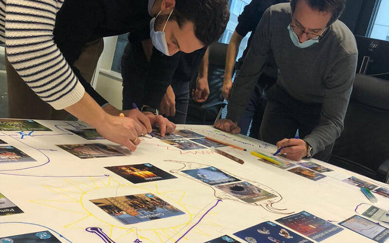 Atelier de Fresque Numérique dans les locaux Apside