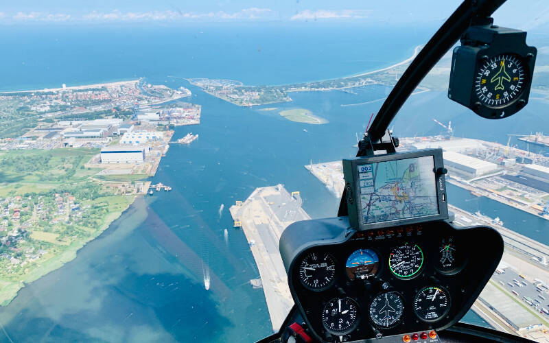 Vue du ciel depuis un avion