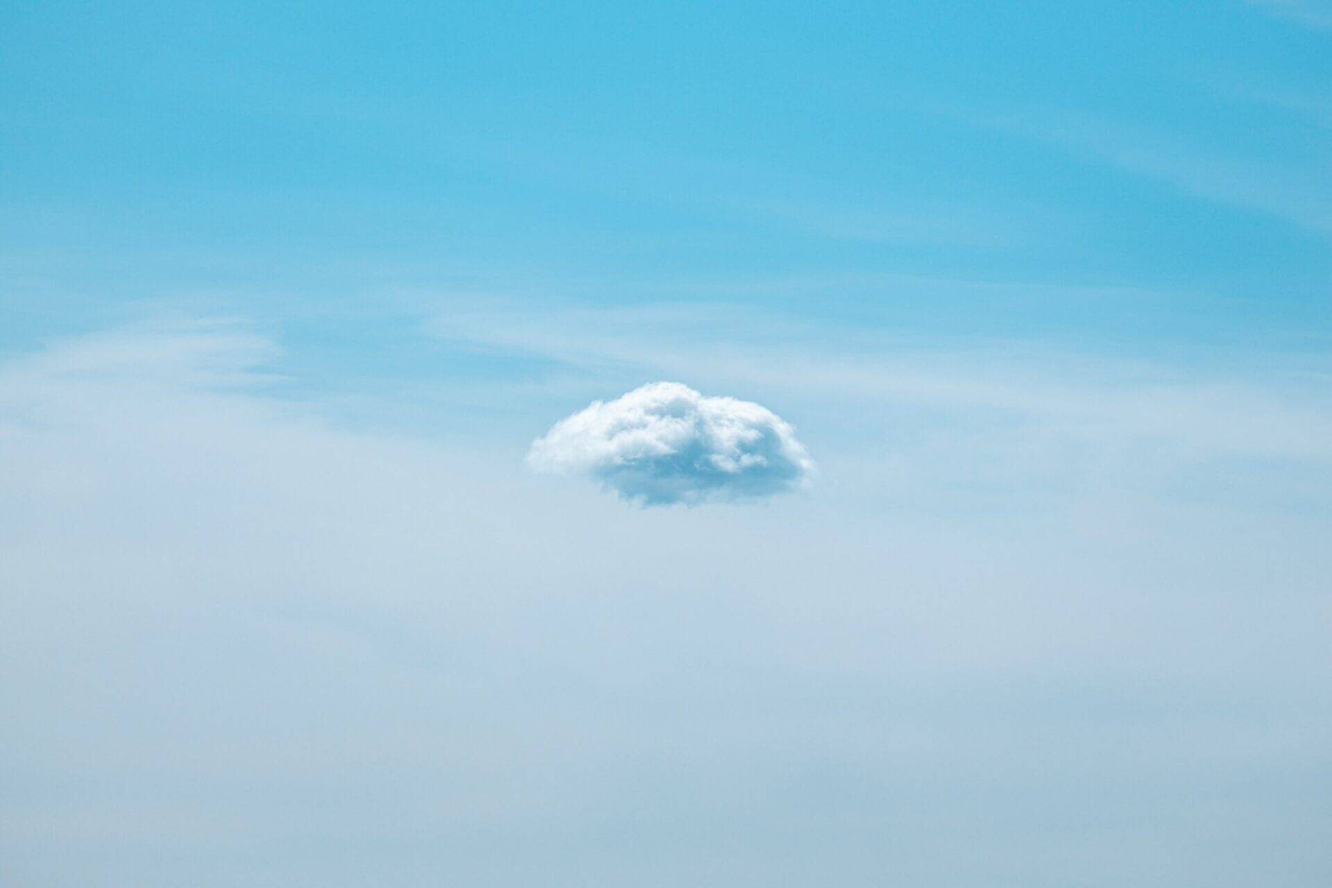 photo d'un nuage cloud dans le ciel
