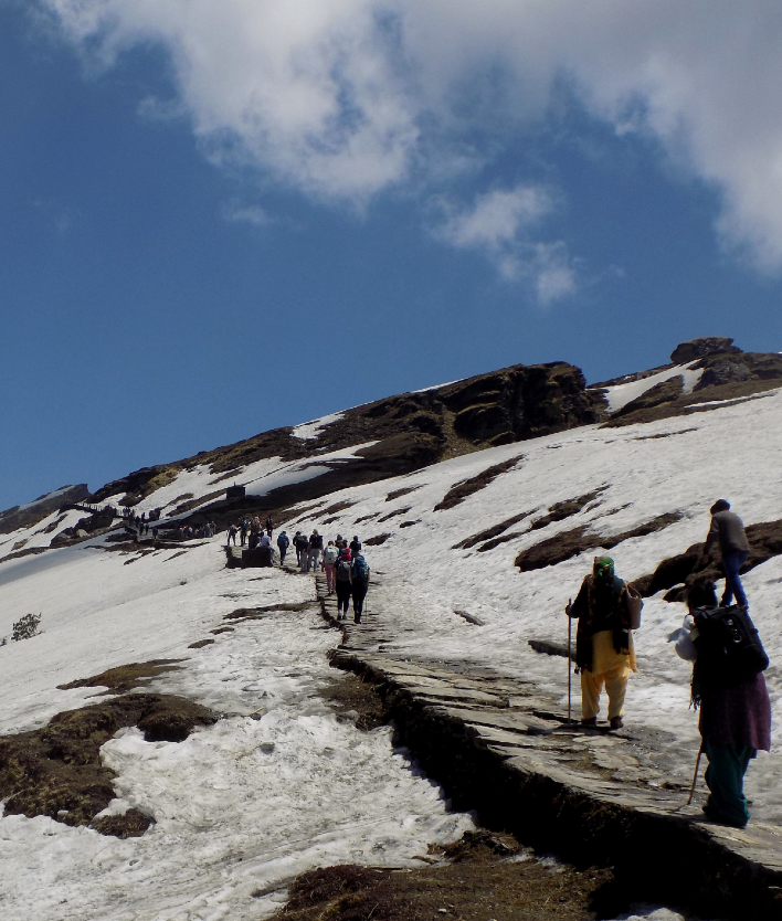 randonnée sur une montagne