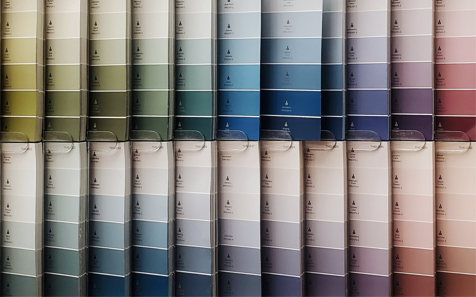 Nuancier couleurs achats