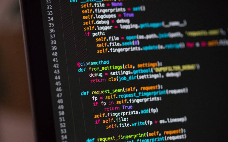 Zoom écran pc lignes de code